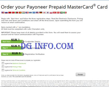 DG INFO Cara Dapat Kartu Debit MasterCard Gratis Payoneer