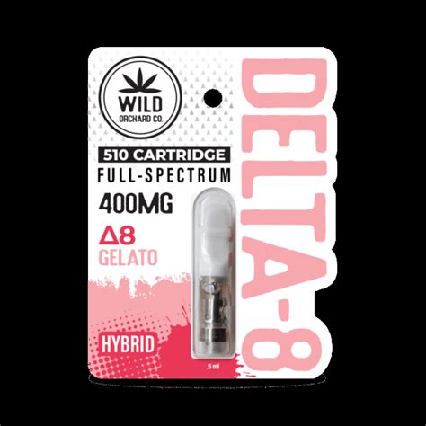 Buy Delta 8 510 Gelato Cartridges Online Wildorchardhemp