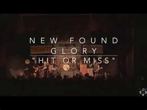 New Found Glory Hit Or Miss YouTube