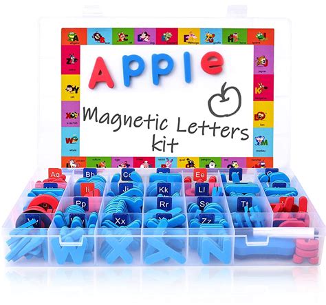 Magnetic Letters Kit Classroom Magnets 238 Pcs With Large Double Side