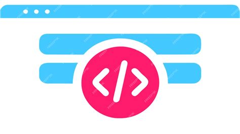 premium vector  red circle   white  blue logo   red