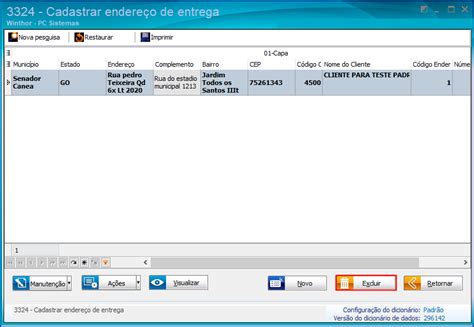 Wint Como Excluir Endere O De Entrega Central De Atendimento Totvs