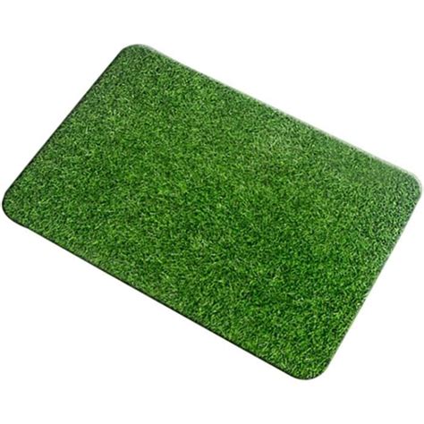 Gazon Artificiel Pelouse Synthétique Tapis de Paillasson Tapis d herbe