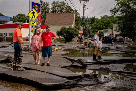 Flooding in Vermont Devastates Cities and Small Towns - The New York Times