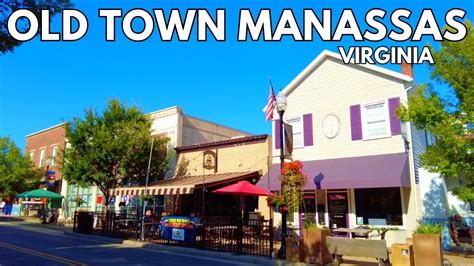 Old Town Manassas Walking Tour 🚂| Historic Downtown in Northern ...