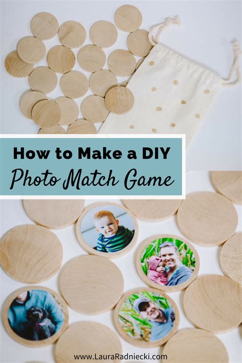 How To Make A Diy Photo Memory Match Game Toddler And Kids Crafts