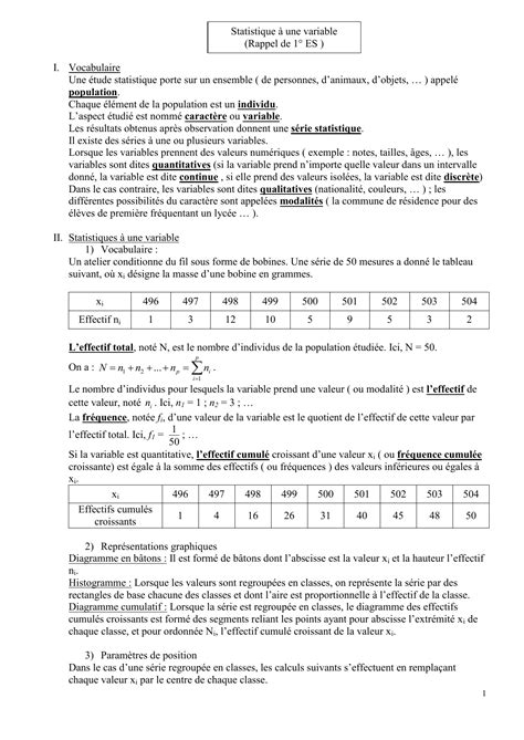 Comment Calculer La M Diane D Une S Rie Statistique