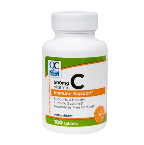 Qc 500mg Vitamin C Tablets 100s Phillips Pharmacy