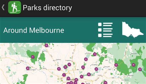 Parks Victoria App Maps