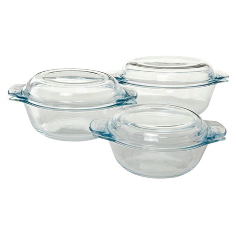 Pyrex 3 Piece Essentials Glass Bowl set | McGrocer