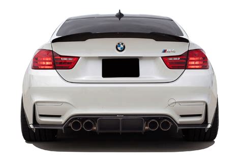 2014 2017 BMW 4 Series F32 M4 Style Unpainted Rear Trunk Spoiler ABS