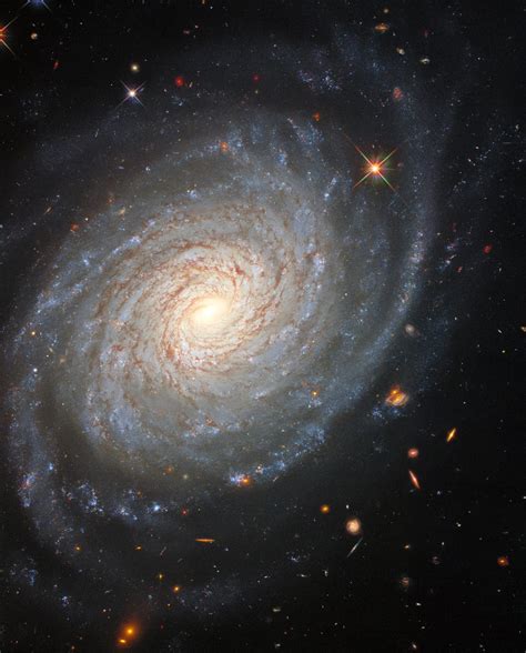 Galactic Tranquility Spectacular Spiral Galaxy Captured By Hubble