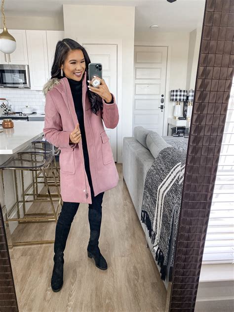 How To Style A Pink Winter Coat Different Ways Color And Chic