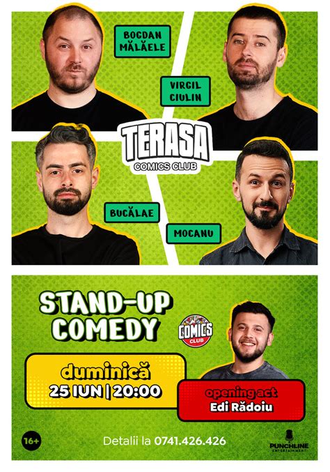 Bilete Stand Up Comedy Cu M L Ele Buc Lae Mocanu I Virgil Pe Terasa