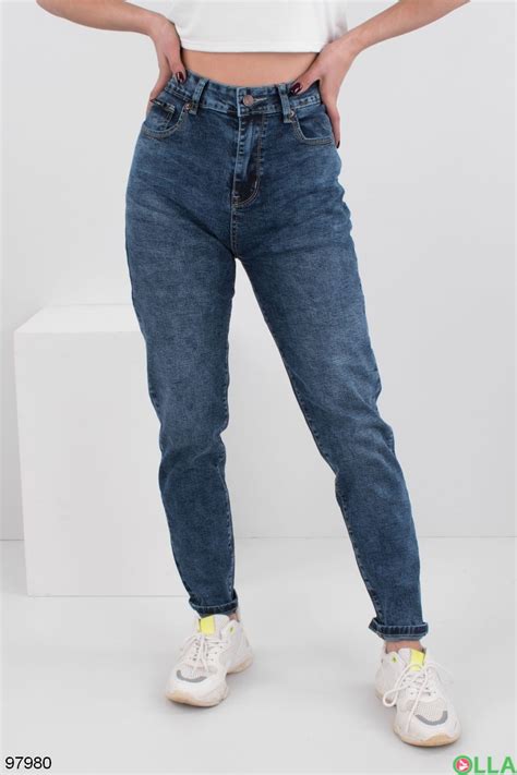 Женские синие джинсы-скинни И-A0527-8 - купить недорого в интернет ...