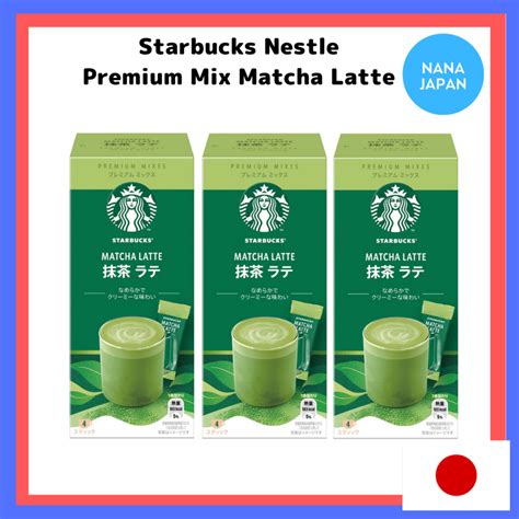 Direct From Japan Starbucks Nestle Premium Mix Matcha Latte 4P X 3 9