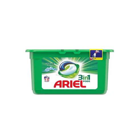 Detergent Capsule Ariel All In One Pods Mountain Spring Color