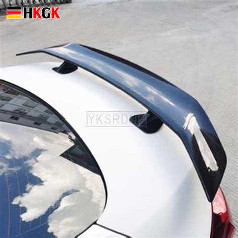 Car Spoiler Universal Wing Racing Sedan Wings Car Tail Exterior Trim ABS Spoilers GT Carbon ...