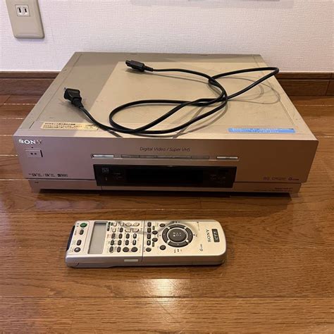 【やや傷や汚れあり】sony Wv Dr7 動作品 Vhsビデオデッキ Minidv 純正リモコン付き S Vhs ソニー レコーダーの落札