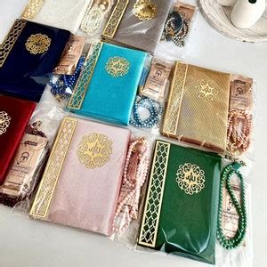 Velvet Surah Yaseen Book Tasbih Coffee Gift Set Hajj Gift Islamic