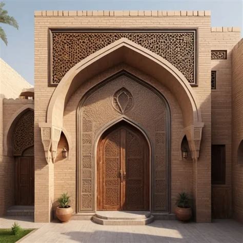 Architectural Design Of Traditional Baghdad House F