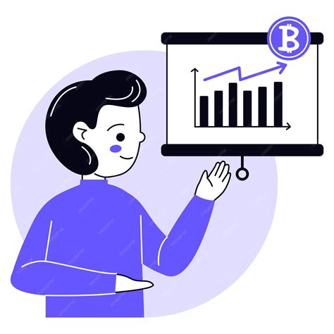 Premium Vector | Sales report crypto blockchain fintech technology