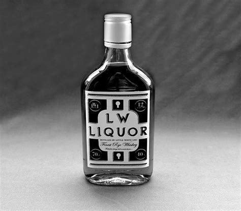 white liquor whiskey packaging  behance