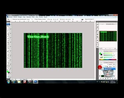 Como Hacer El Efecto Matrix En Photoshop Sc Youtube