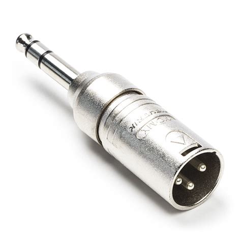 XLR M Naar 6 35 Mm Jack M Adapter Neutrik Stereo 3 Pin Neutrik