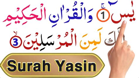 Learn To Read Surah Yaseen First Ruko Surah Yasin Surah Yaseen