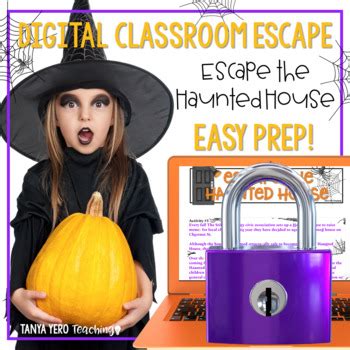 Halloween Activities Google Classroom Digital Escape Room Breakout