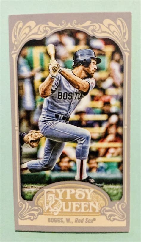 Topps Gypsy Queen Mini Socks Fcleats Showing Wade Boggs