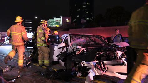 Wrong Way Head On Crash On 5 Freeway In Santa Ana Injures 5 People Dui Suspected Orange