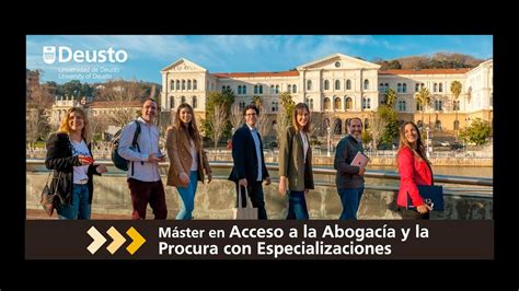 Sesi N Informativa Del M Ster Universitario En Acceso A La Abogac A Y