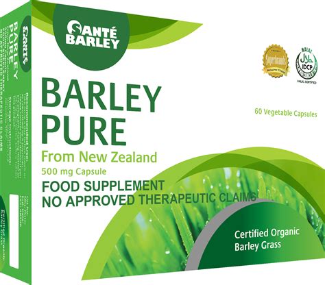 Sante Barley International Pure Barley From New Zealand