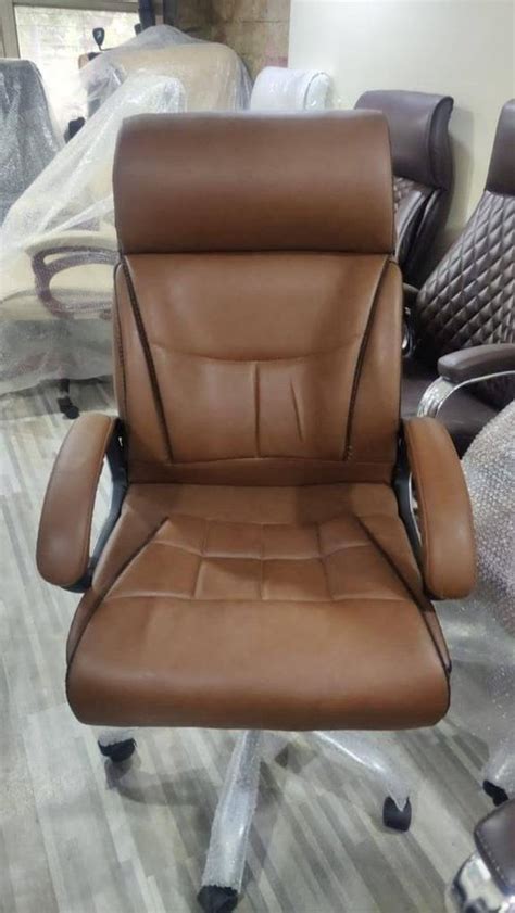 Rexine High Back Boss Office Chair Fixed Arm At In Ulhasnagar