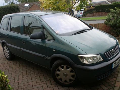 Vauxhall Zafira Petrol 16 Dark Greenvery Good Runner And In