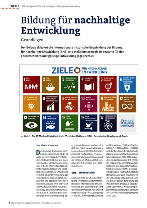 Bildung F R Nachhaltige Entwicklung Grundlagen Westermann