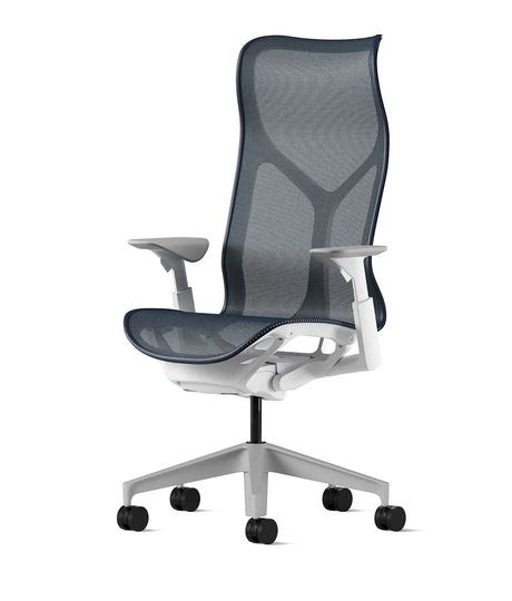 Cosm High Back White And Nightfall Office Chair Herman Miller