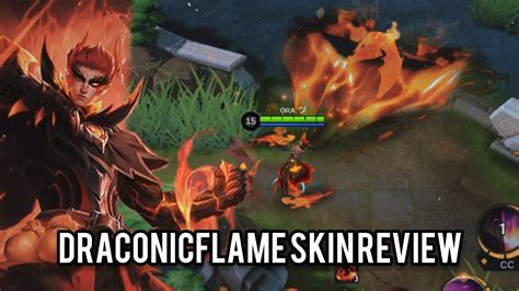 Reviewing Valir S Skin Draconic Flame Skin Review Mobile Legends