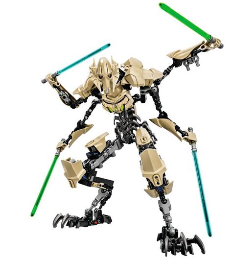 a lego star wars action figure with two lights on it's arms and legs