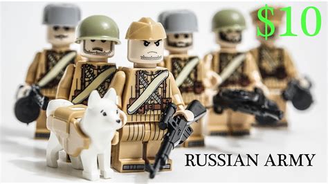 Lego Wwii Russian Army Minifigures Timelapse And Review Великая