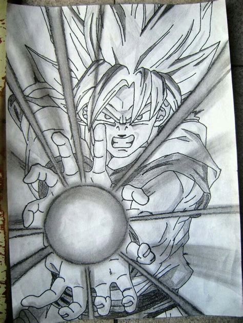 Dibujos De Dragon Ball Z Goku Dibujo A Lapiz Goku A Lapiz Pdmrea Porn