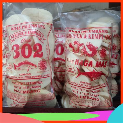 Jual KEMPLANG KERUPUK NAGA MAS KHAS PALEMBANG 250 GRAM IKAN TENGGIRI