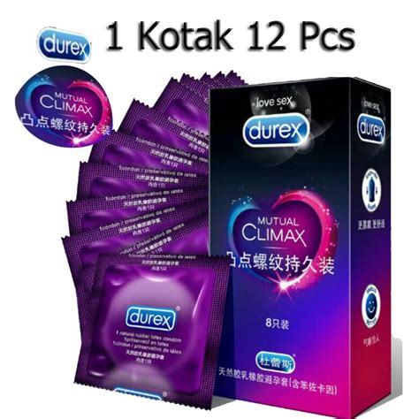 Jual ECER Kondom DUREX CLIMAX PLEASUREMAX Tahan Lama Delay Bergerigi