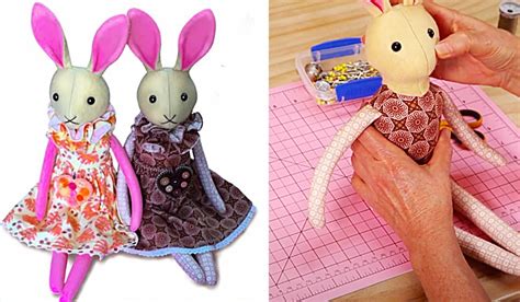 How To Sew A Bunny Doll With Free Pattern