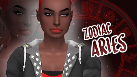 Sims 4 Zodiac Cas Aries Youtube