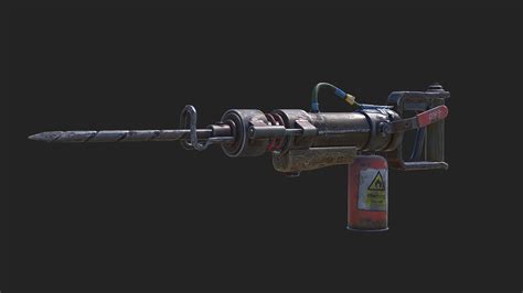 Jackhammer - Rust - 3D model by ThomasButters [3c0cf22] - Sketchfab