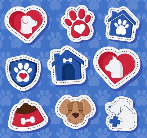 stickers pet friendly 6097868 Vector Art at Vecteezy