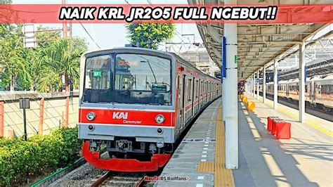 Naik Krl Jr Full Ngebut Naik Krl Commuter Line Dari Stasiun